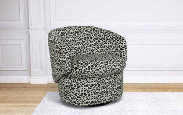Keene Cheetah Swivel Chair