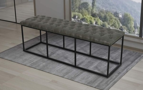 Brody Gray Accent Bench