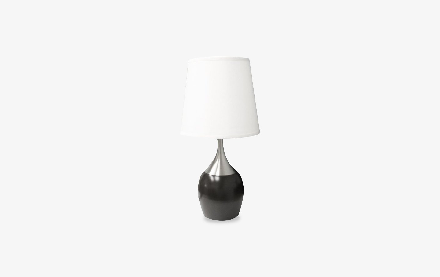 Touch-On Black Table Lamp