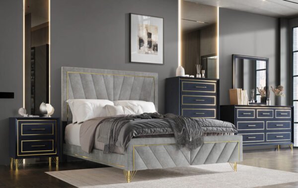 Giovanni Gray Bedroom Set