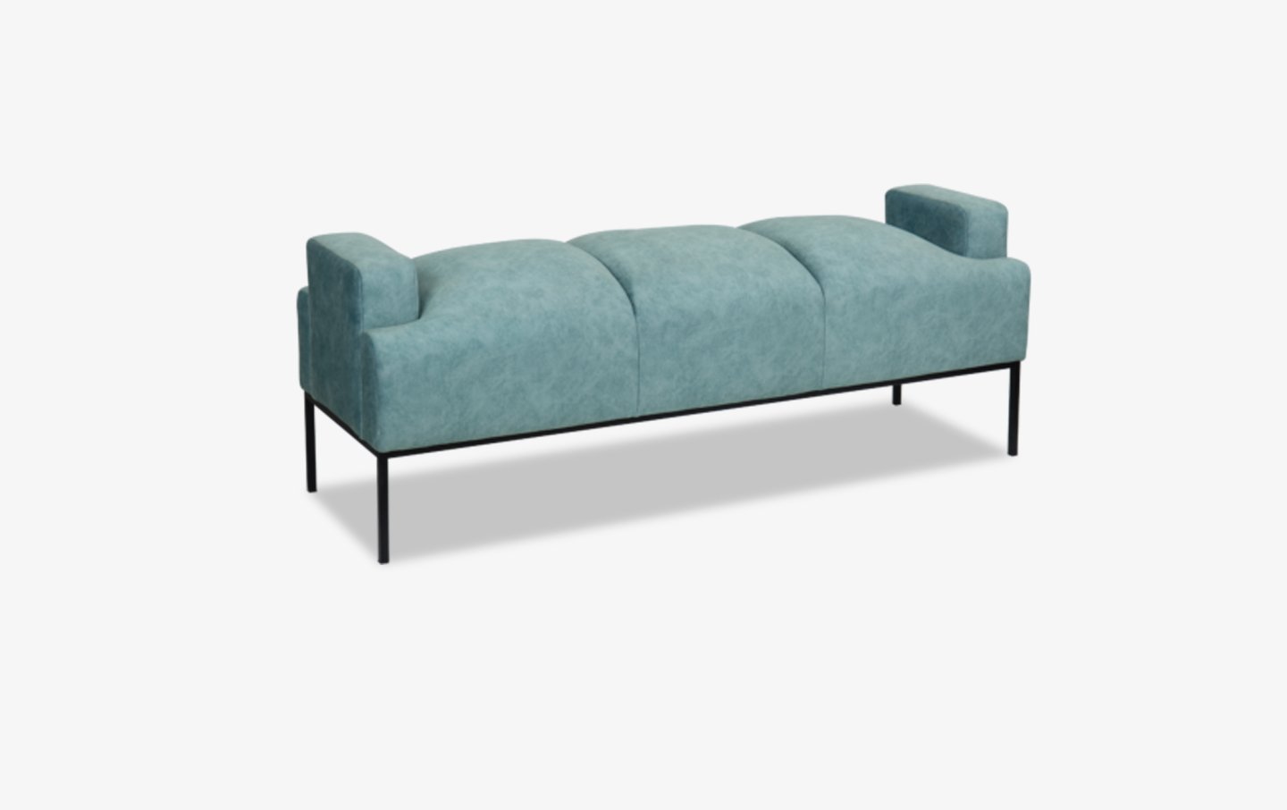 Carla Teal Accent Bench