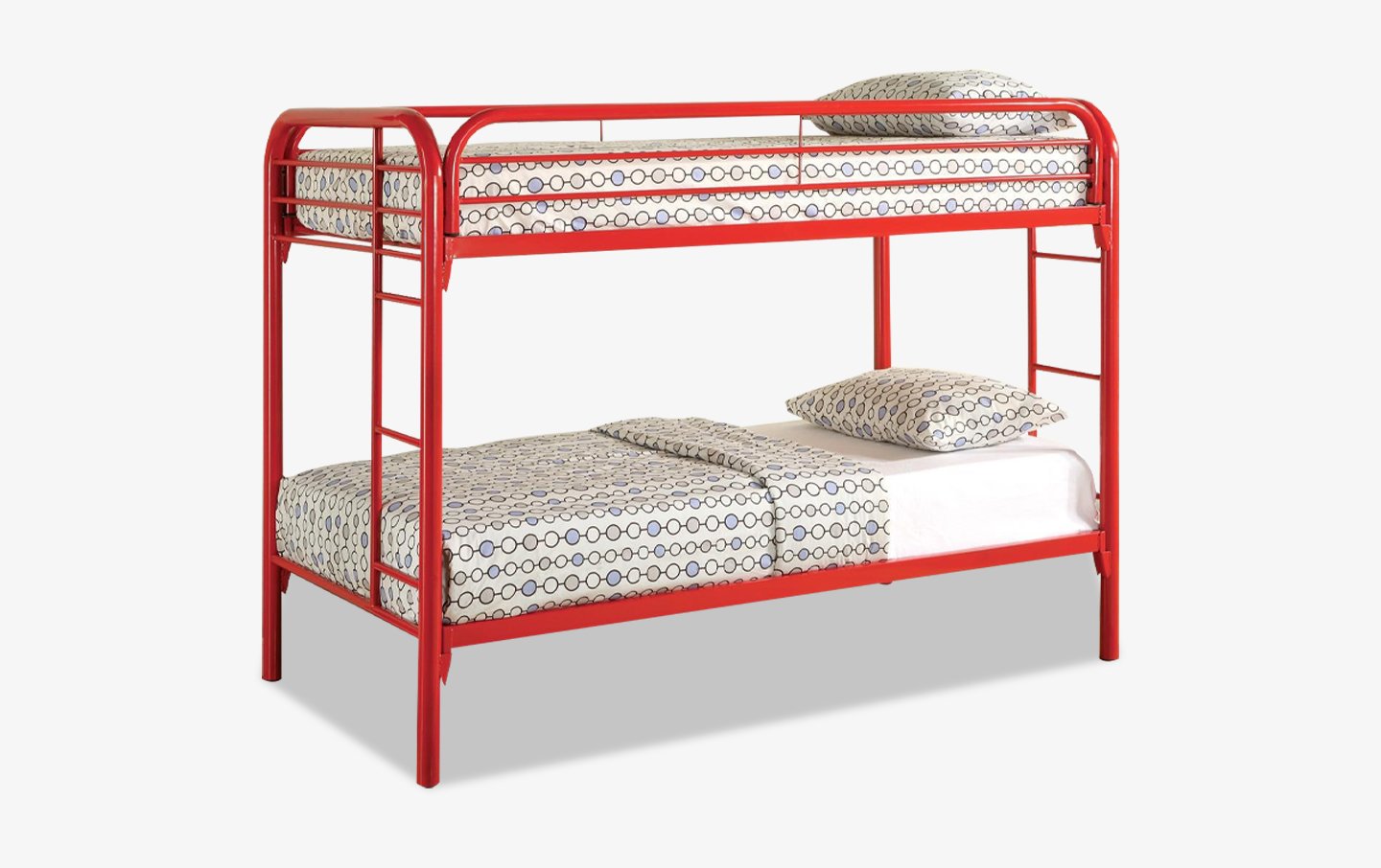 Twin over Twin Red Bunkbed