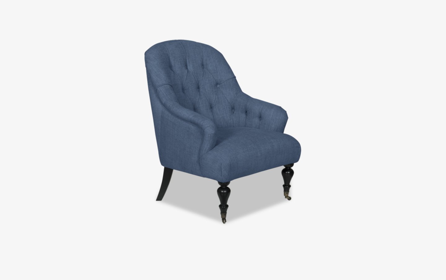 Dotty Blue Accent Chair