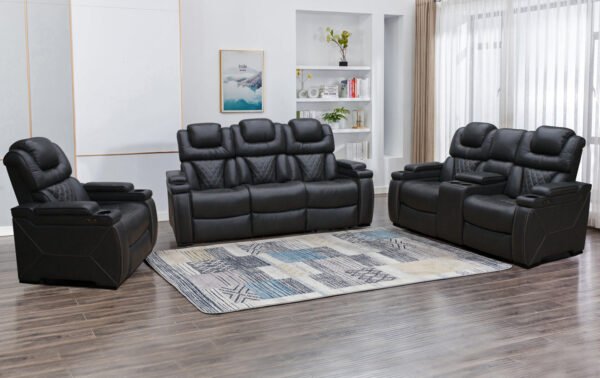 Transformer Black Living Room Set
