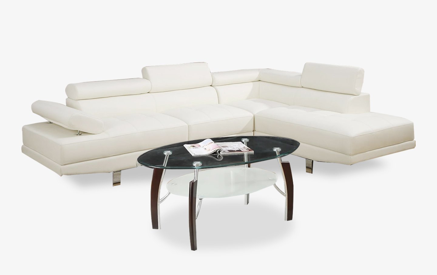 Armadale White Sectional