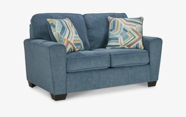 Cashton Blue Loveseat