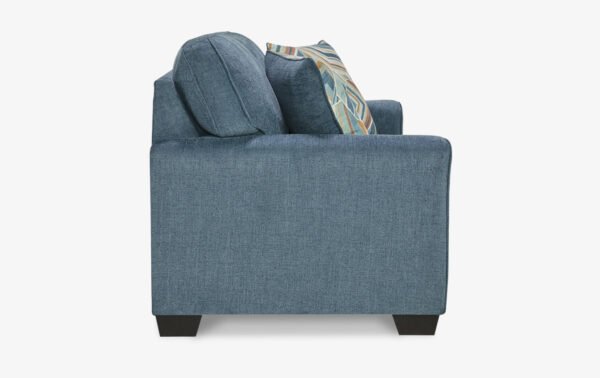 Cashton Blue Loveseat