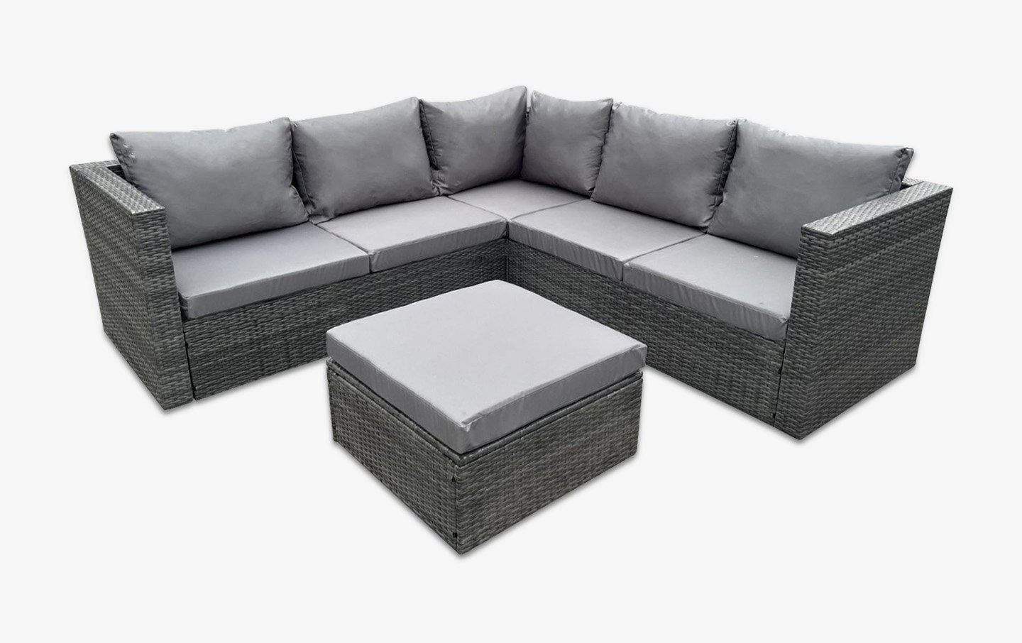 Orian Outdoor Sectional with Ottoman