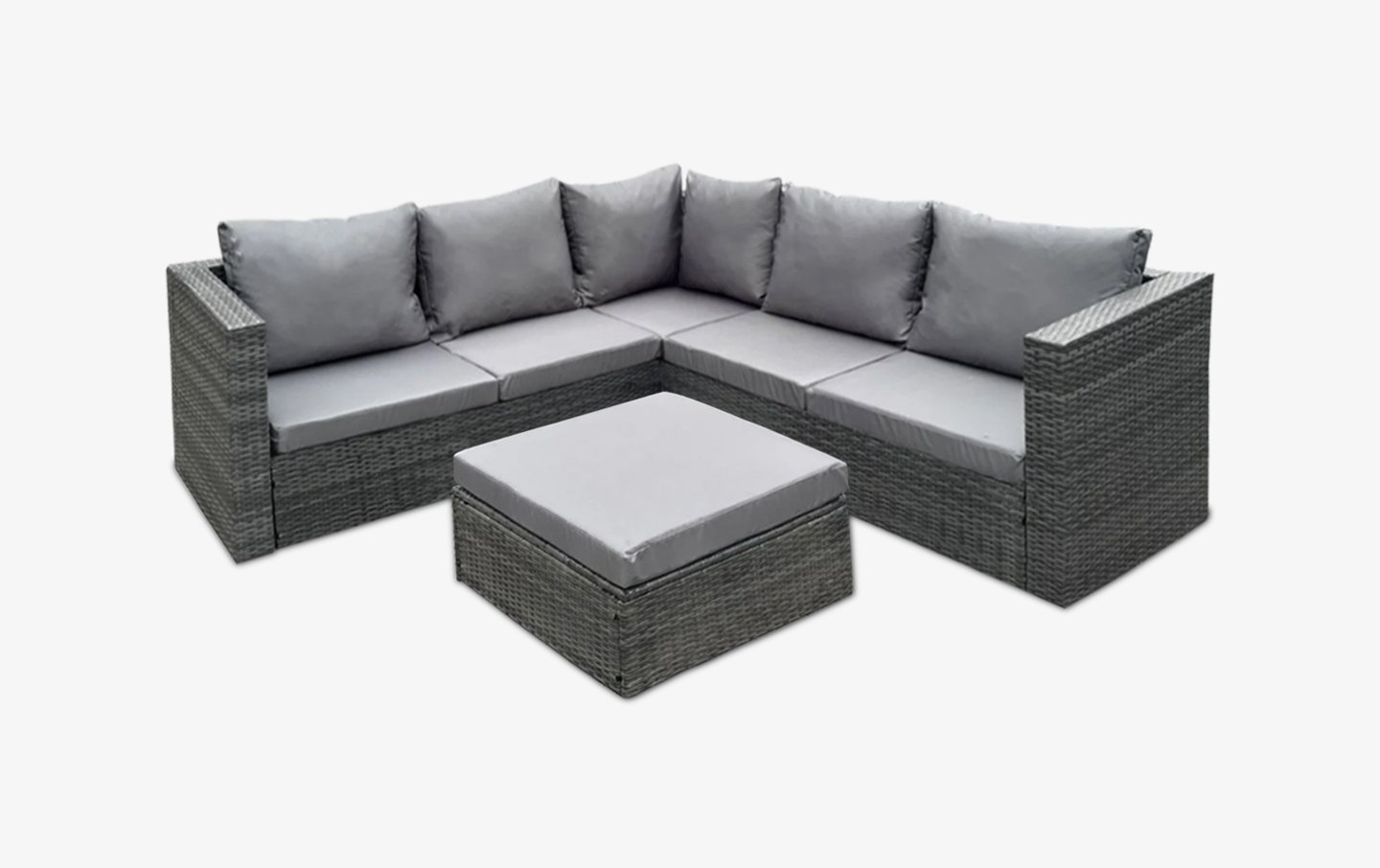 Orian Outdoor Sectional with Ottoman