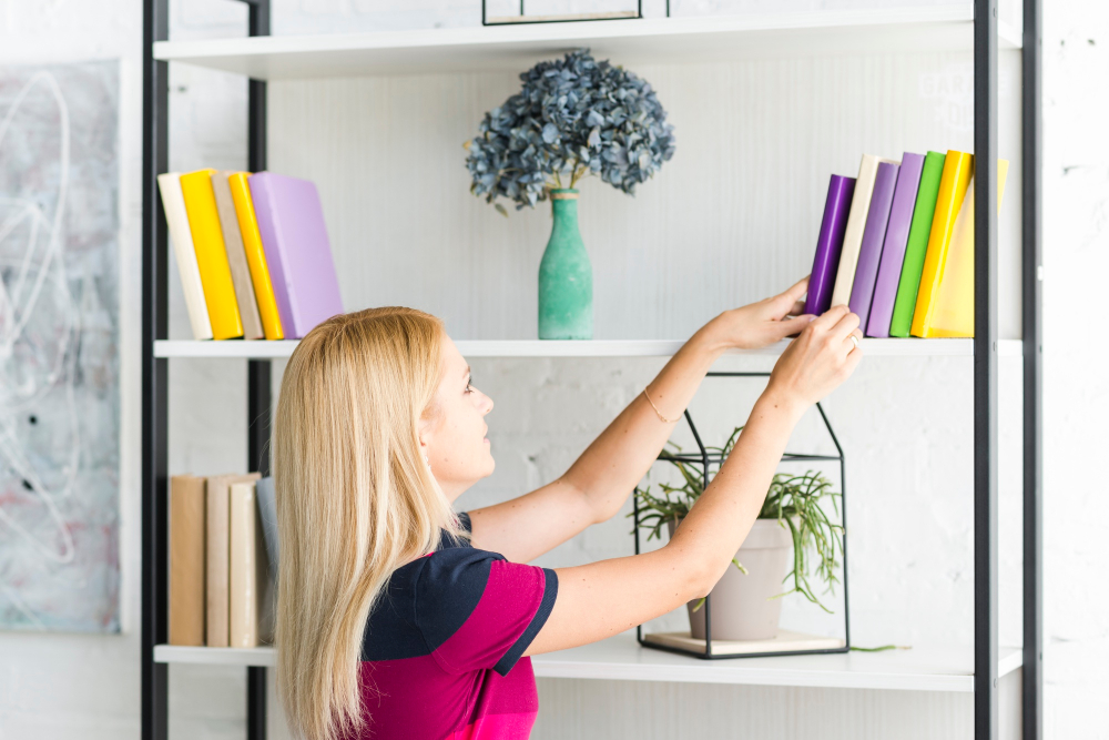 Desk and Bookcases