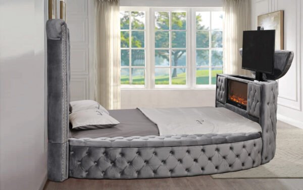 Voltare Bed Gray