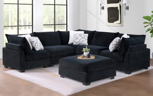 Onyx 5 Piece Sectional Lifestyle