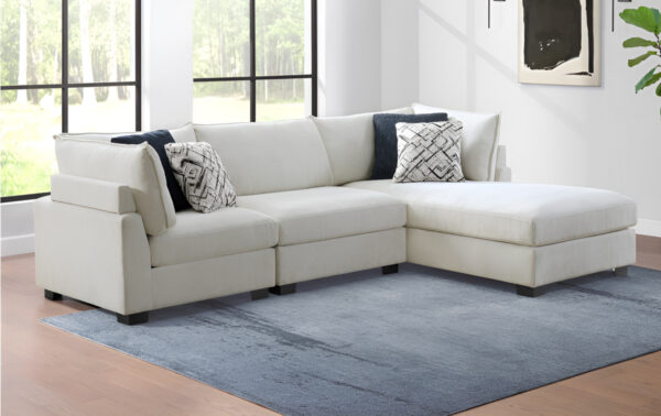 3 piece modular sectional sofa