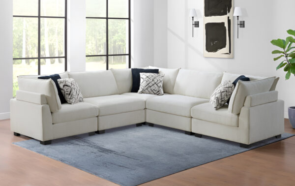 5 piece modular sectional sofa