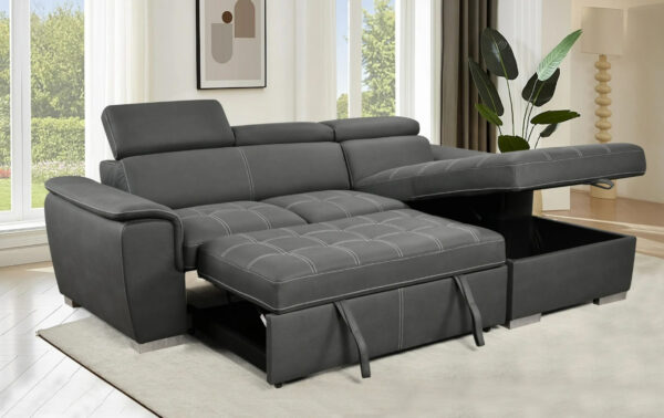 modular furniture with multiple components for sofa and bed