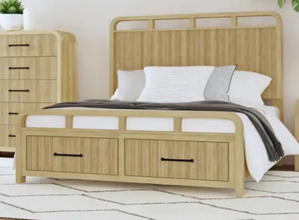 wooden bed frame