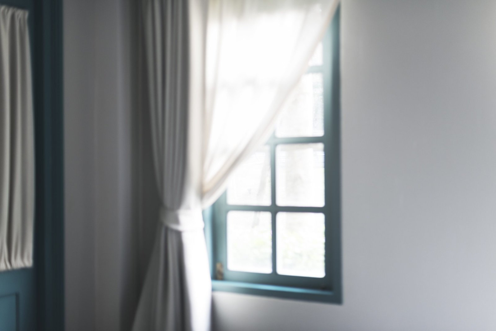 Corner of the room with window